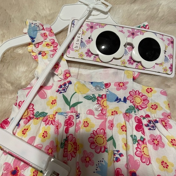 Floral Sundress with Ruffle Straps - Picture 6 of 7